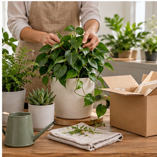 رسیدگی دوره‌ای به گیاهان آپارتمانی